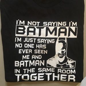 Men’s Large Batman T shirt